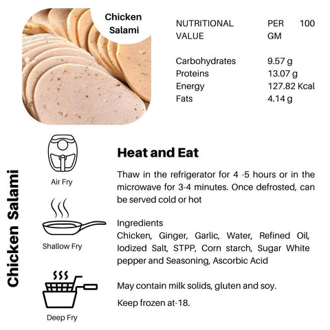 Chicken Salami – Savoury, Sliced & Packed with Protein!