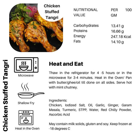Chicken Stuffed Tangri – Juicy Drumsticks with a Protein-Packed Surprise!
