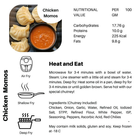 Chicken Momos with Spicy Chutney – Juicy, Spicy & Full of Power!